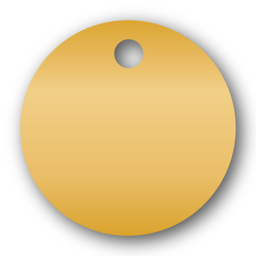 Custom Stamped Brass Valve Tag