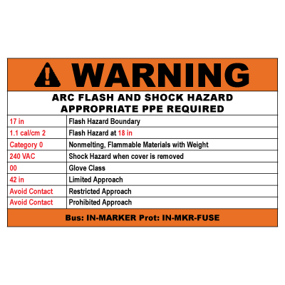 Arc Flash Labels