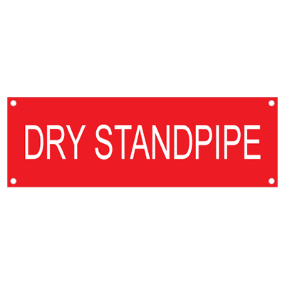 Customizable Fire Sprinkler and Fire Suppression System Tags