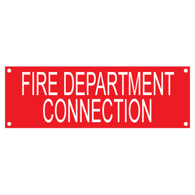 Customizable Fire Sprinkler and Fire Suppression System Tags