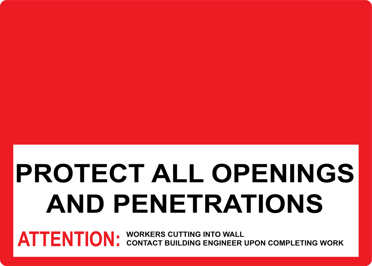 FIREWALL SIGNS Kolbi Pipe Marker Co.