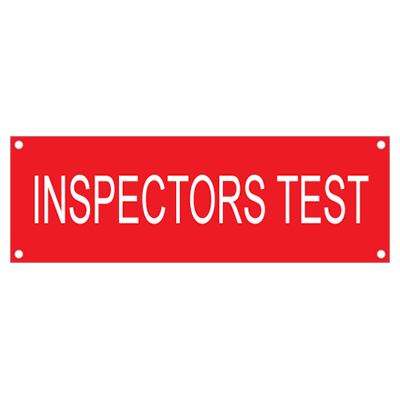 Customizable Fire Sprinkler and Fire Suppression System Tags