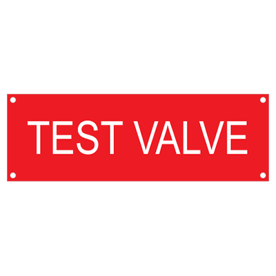 Customizable Fire Sprinkler and Fire Suppression System Tags