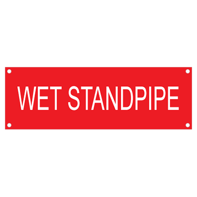 Customizable Fire Sprinkler and Fire Suppression System Tags