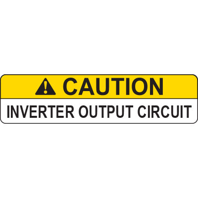 Solar Label - Inverter Output Circuit