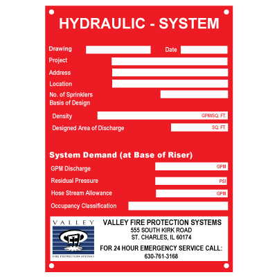 Hydraulic Signs